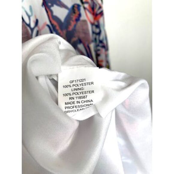 Grey Jason Wu Work + Sea Womens A Line Dress Multicolor Floral Lined 2 NWT - Picture 13 of 14
